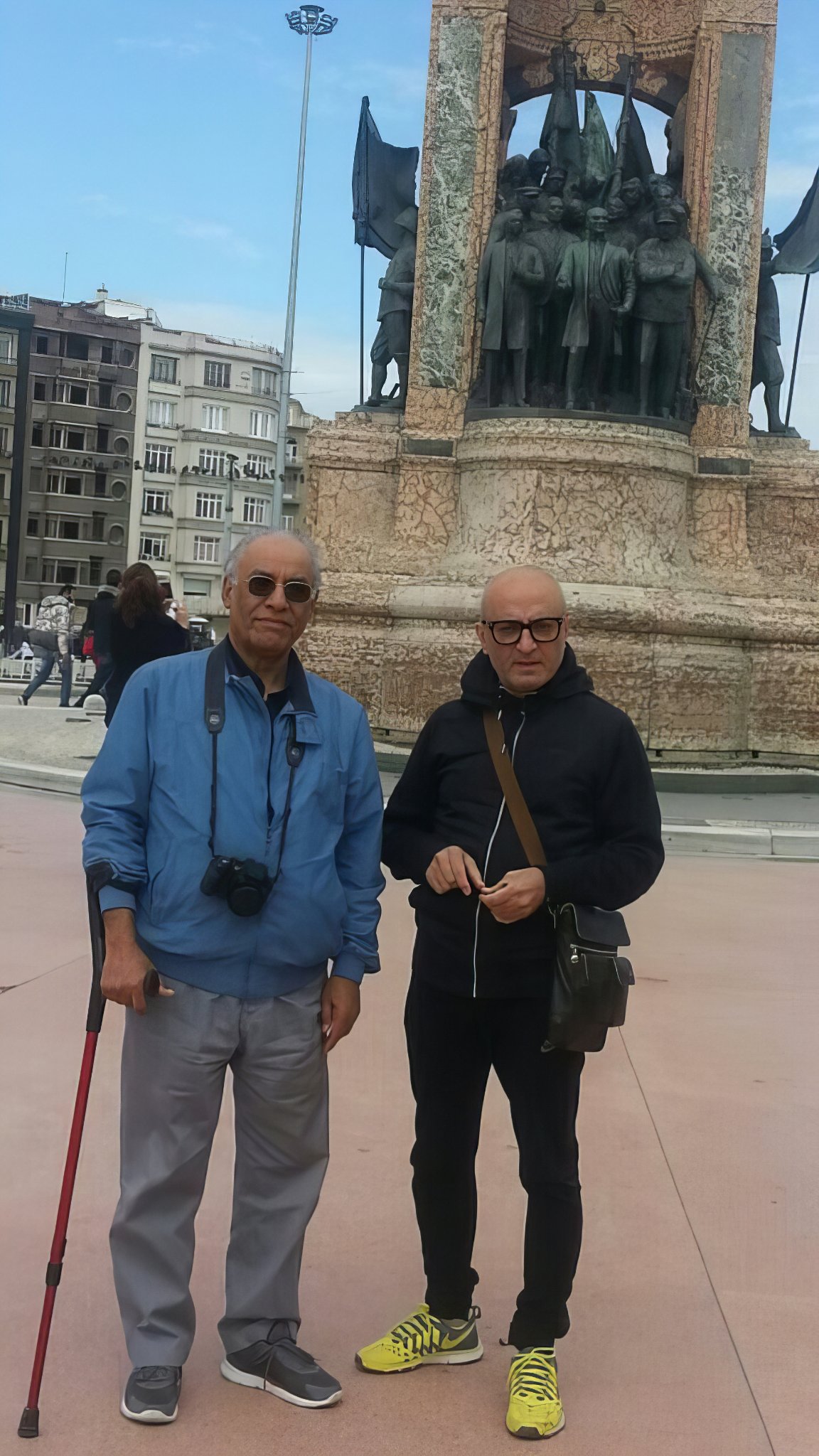 With Sculptor Mohammed Al-Mussayeb